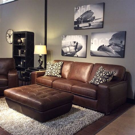 Grey Living Room Ideas With Black Leather Sofa - Living Room Decor Ideas With Black Leather ...