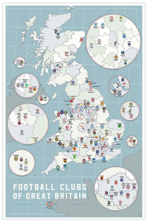 Football Clubs of Great Britain – Pop Chart