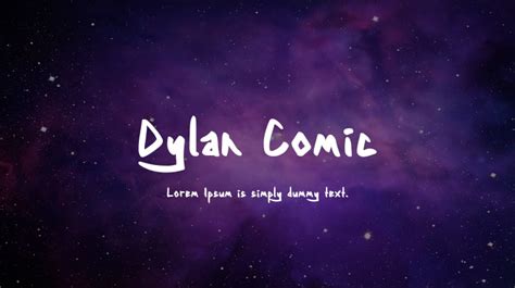 Dylan Comic Font : Download Free for Desktop & Webfont