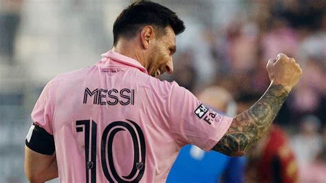 Lionel Messi is making transition to US look easy as he scores twice for Inter Miami against ...