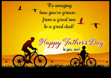 Happy Father’s Day, My Son! Free For Your Son eCards | 123 Greetings