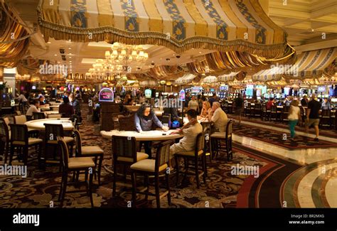 The casino interior at the Bellagio Hotel, Las Vegas Nevada USA Stock Photo - Alamy