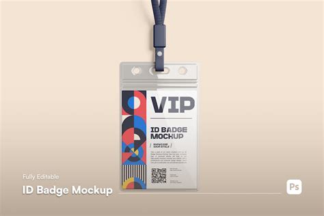 ID Badge Mockup, Graphic Templates - Envato Elements