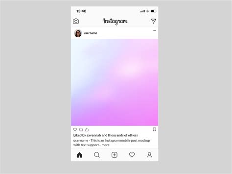 Free instagram mockup post information | publicinvestorday