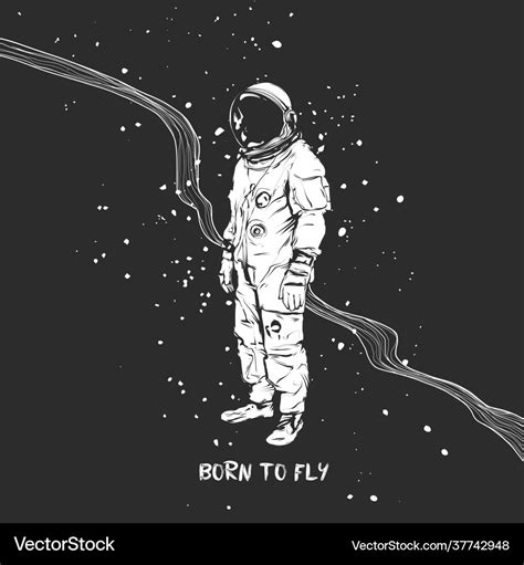 Realistic Astronaut Art