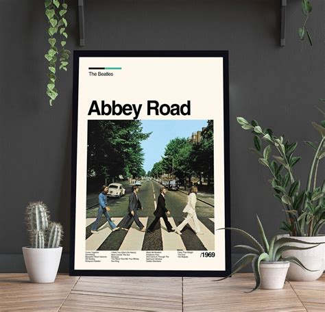 Abbey Road the Beatles Poster Abbey Road Poster Retro - Etsy