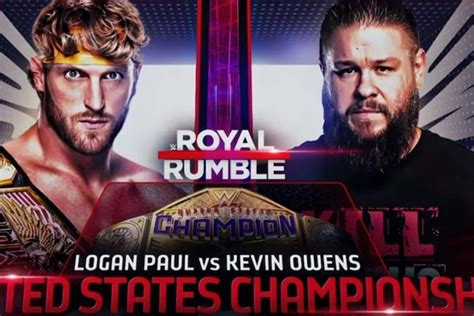 Kevin Owens vs. Logan Paul Set For WWE US Title At WWE Royal Rumble 2024 - Sacnilk