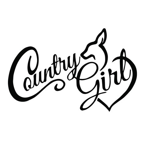 COUNTRY GIRL | Country girl decal, Girl decals, Car decals vinyl