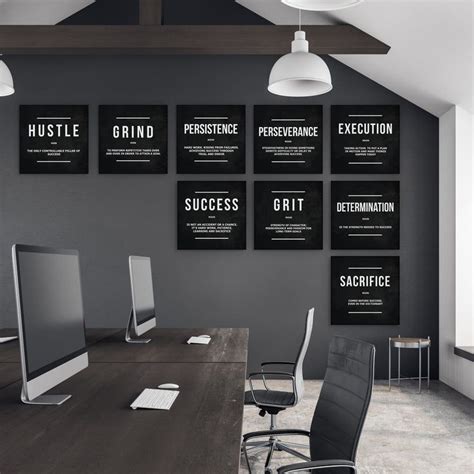 10+ Modern Office Wall Art – DECOOMO