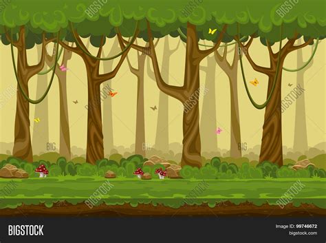 Cartoon Forest Vector & Photo (Free Trial) | Bigstock