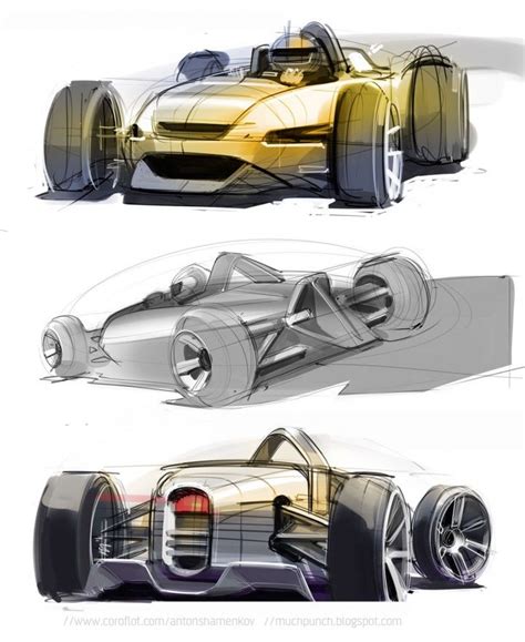 Industrial Design Sketches Car