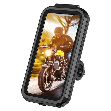 Amdohai Waterproof Bicycle Phone Holder Mount for Mountain Bike Scooter Motorcycle 360° Rotation ...