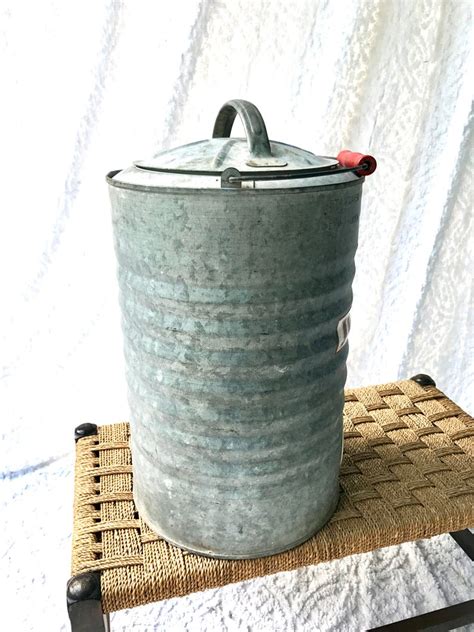 Vintage Igloo Metal Water Cooler 3 Gallon Galvanized Water | Etsy