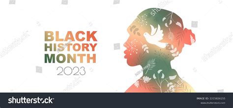 Black History Month 2023 Banner Stock Illustration 2215826155 | Shutterstock