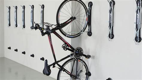 This Wall-Mounted Bike Rack Swivels 160º Side to Side