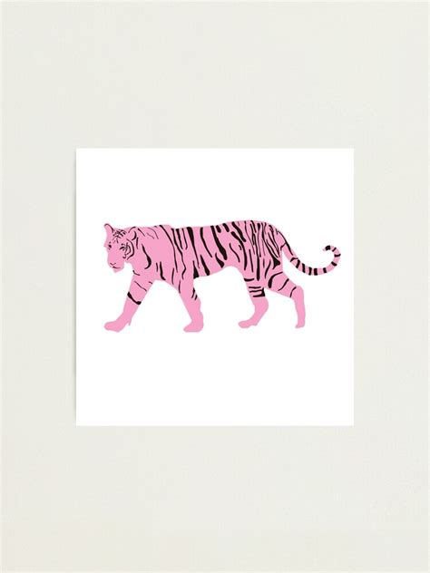 "Pink Tiger " Photographic Print by Manitarka | Redbubble