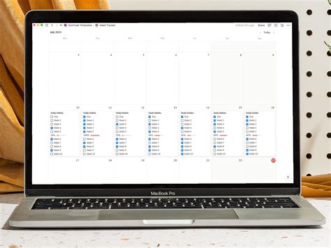 Notion Habit Tracker