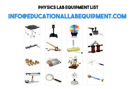 Physics lab Equipments list Manufacturer, Supplier and Exporter in India