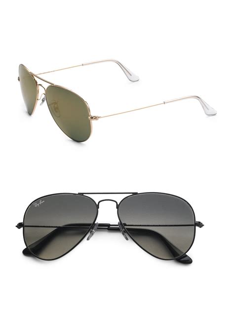 Ray-ban Aviator Sunglasses in Silver for Men (silver mirror) | Lyst