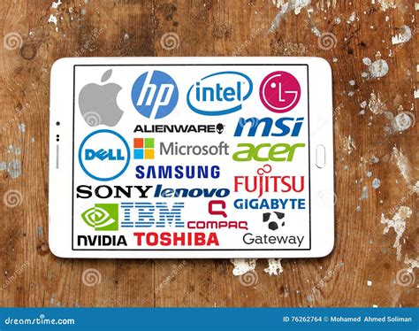 Computer (PC) Brands and Logos Editorial Stock Image - Image of logo, hardware: 76262764