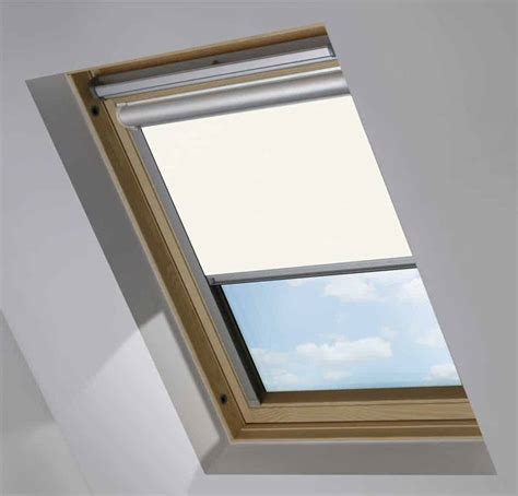 White Solar Powered Electric Skylight Blinds – Cheapest Blinds UK Ltd