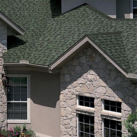 Owens Corning TruDefinition Duration 32.8-sq ft Chateau Green Laminated Architectural Roof ...