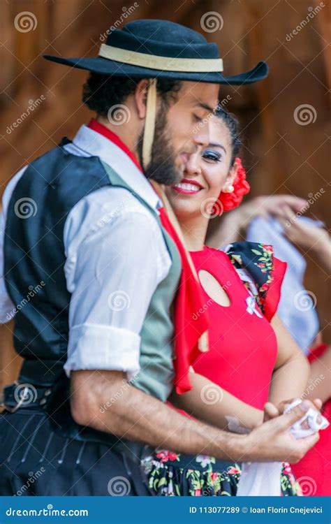 Young Dancers from Argentina in Traditional Costume Editorial Stock Image - Image of argentinian ...