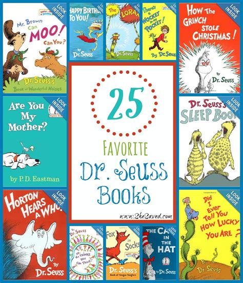 25 Favorite Dr. Seuss Books - SheSaved®