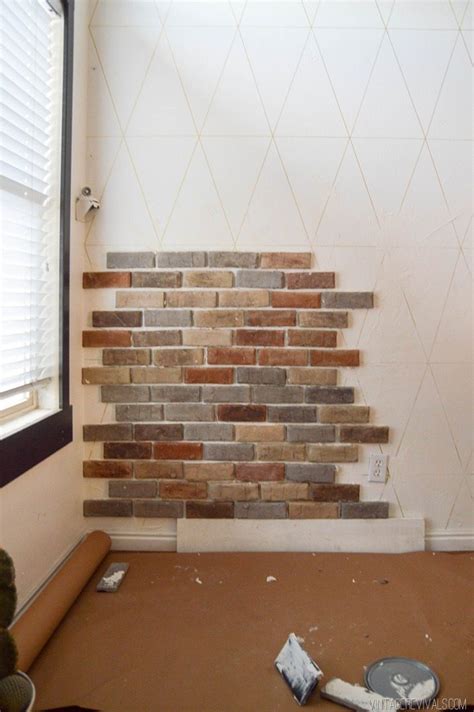 Faux Brick Veneer Wall - Furniture Studio