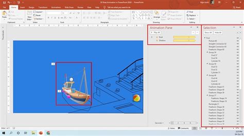 3D Boat Animation in PowerPoint 2016 / 2019 Tutorial - The Teacher Point