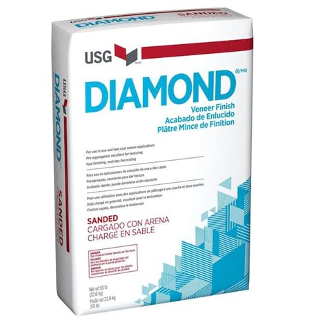 USG 50 lb. Diamond Veneer Plaster Finish, Sanded 161980063 - The Home Depot