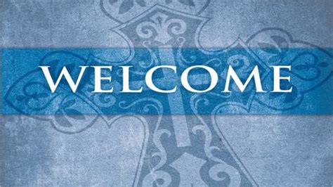 Church Preaching Slide: Cross Welcome - SermonCentral.com