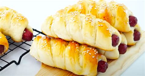 Sausage Bread Rolls Recipe