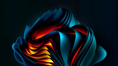 Windows 11, Colorful, Amoled, Glow (3840x2160) - Desktop & Mobile Wallpaper