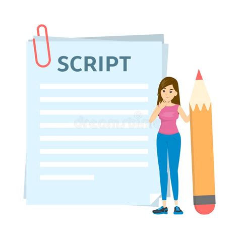 Script Writing Stock Illustrations – 42,083 Script Writing Stock Illustrations, Vectors ...