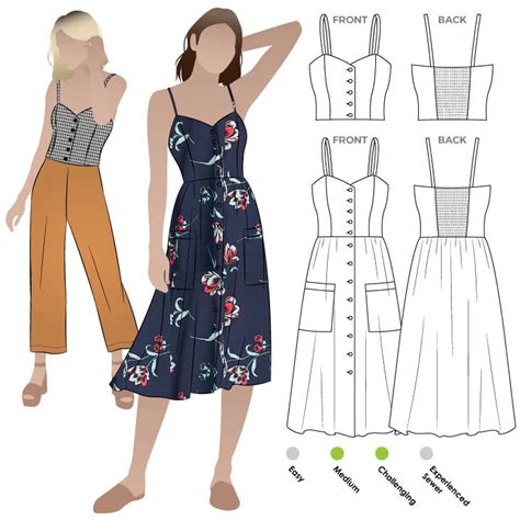 StyleArc Ariana Woven Dress pattern review by Jessphilip