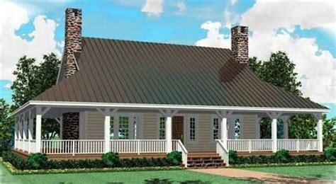 Stunning Farmhouse House Plans Ideas With Wrap Around Porch 02 | Porch house plans, Country ...