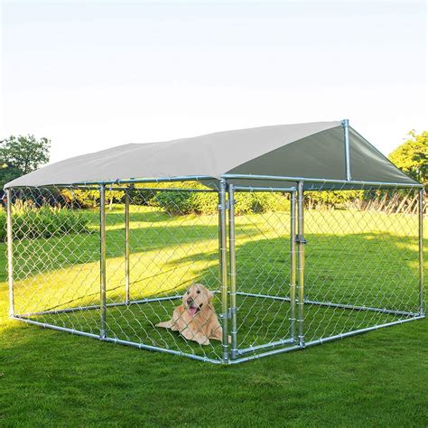 Water-Resistant Outdoor Dog Kennel with Metal Cage Nepal | Ubuy