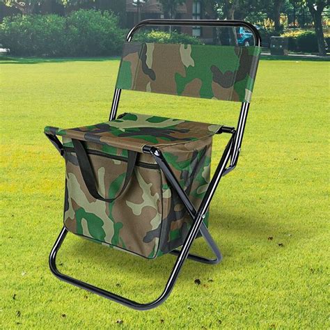 Ewert Foldable Backpack Fishing Chair Stool Cooler Bag Hiking Camping Outdoor Picnic | Fishing ...