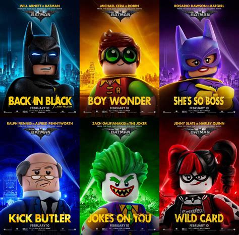 Brickfinder - The LEGO Batman Movie Character Poster Images