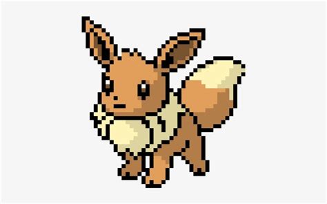 Pokemon Eevee Pixel Art