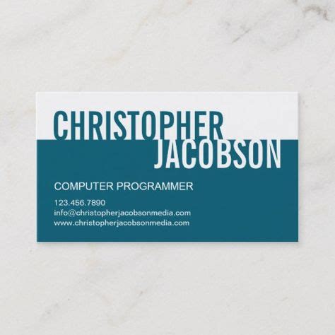 200 Programmer Business Cards ideas | business cards, business, customizable business cards