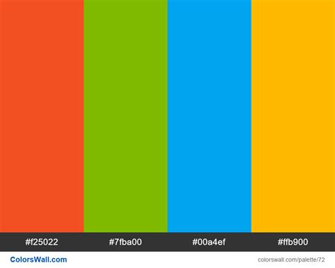 Microsoft Color Palette