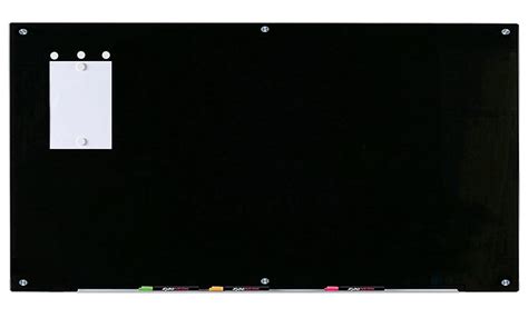 Wall Mounted Black Dry Erase Board - For Home & Office - Audio-Visual Direct