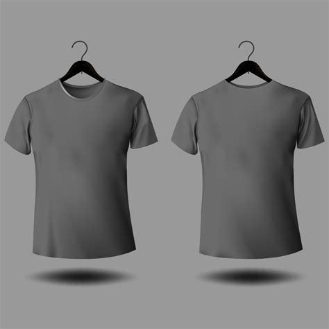 grey t-shirt mockup, t shirt with short sleeves Free Vector 11867977 Vector Art at Vecteezy