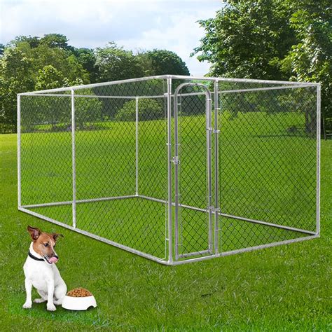 Dog Kennel Run & Pet Enclosure Run Animal Fencing Fence 4m x 2.3m x 1.83m | Crazy Sales