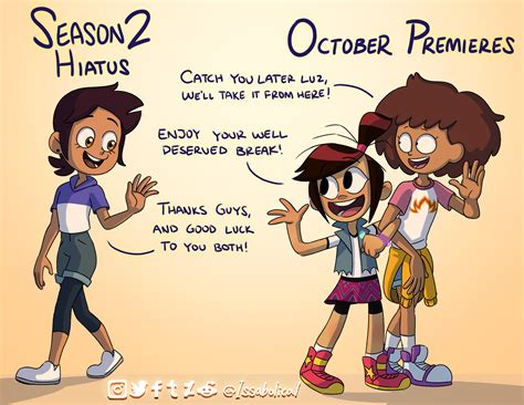 “The Owl House Season 2 Hiatus and October Premieres!” Commission piece for sonicblue8 from ...