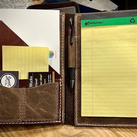 Leather Notepad - Etsy