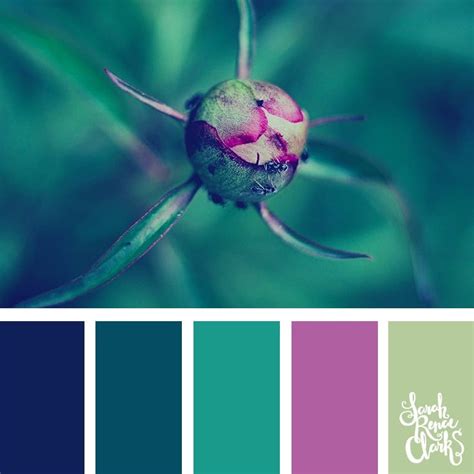 Teal and purple color scheme | 25 color palettes inspired by the PANTONE color trend predictions ...