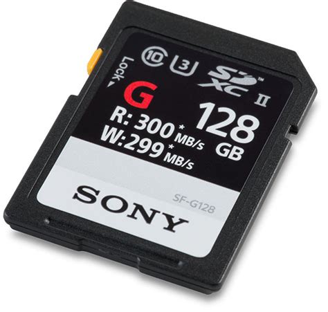 Sony SF-G Series 300MB/s 128GB SDXC UHS-II Memory Card Review - Camera Memory Speed Comparison ...